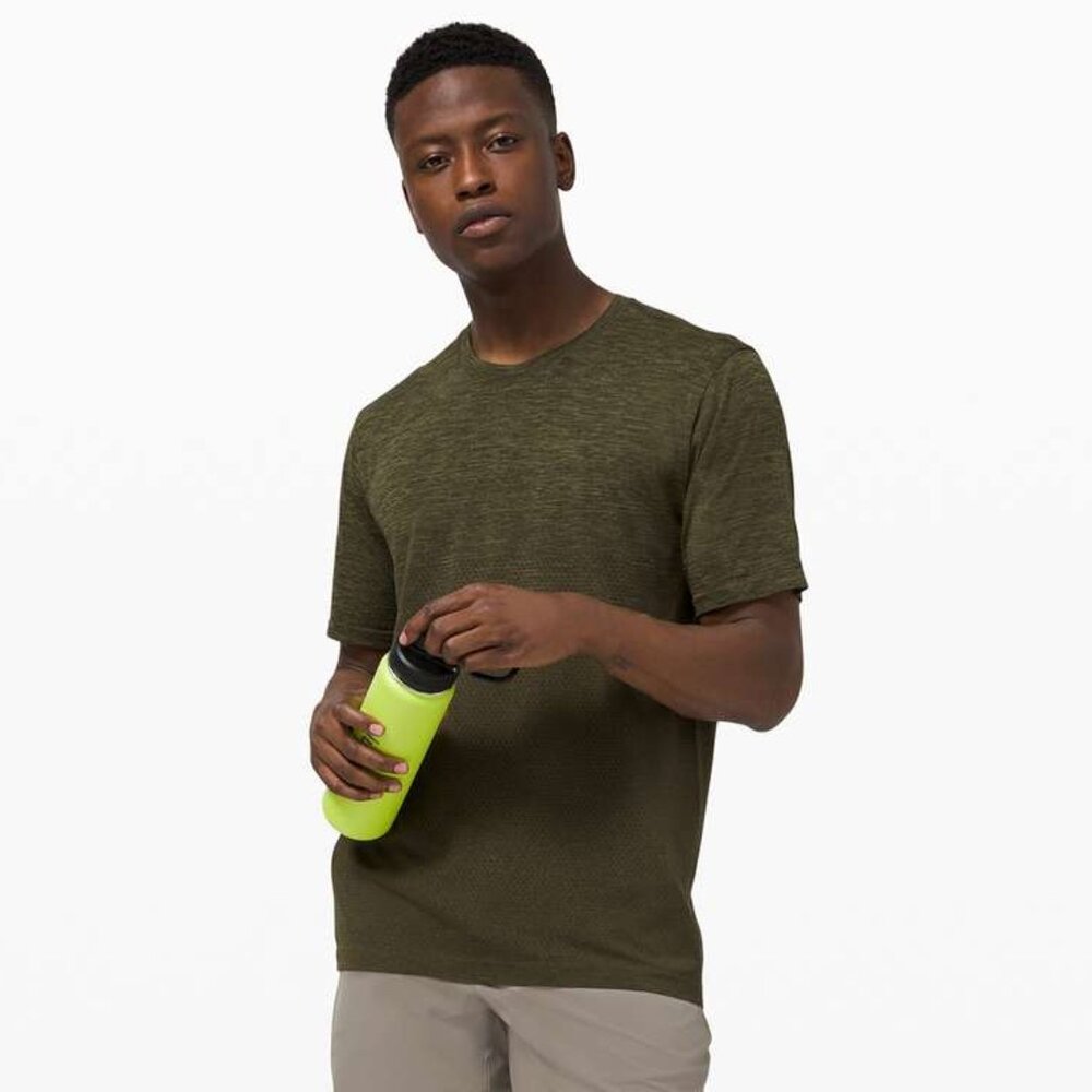 Lululemon Men's Metal Vent Breathe Short Sleeve - Dark Green